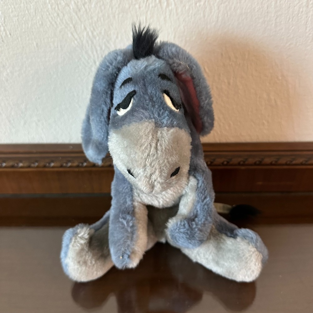 Vintage Dakin Eeyore Bendy Toys Walt Disney Korea Plush Stuffed‎ Animal Walnuts
